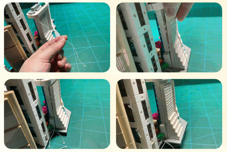 GAME OF BRICKS 21057 Light Kit for Singapore - Fig 17