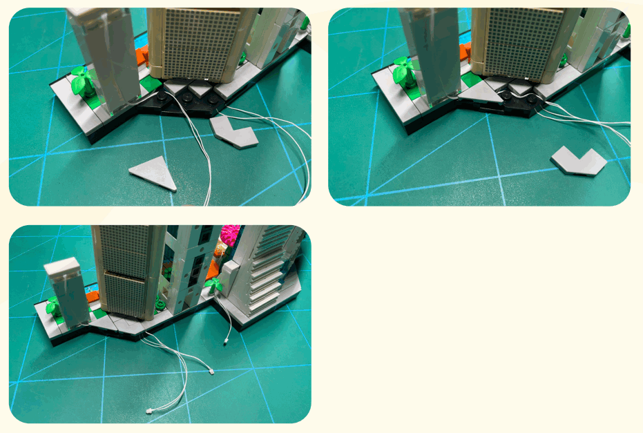 GAME OF BRICKS 21057 Light Kit for Singapore - Fig 7