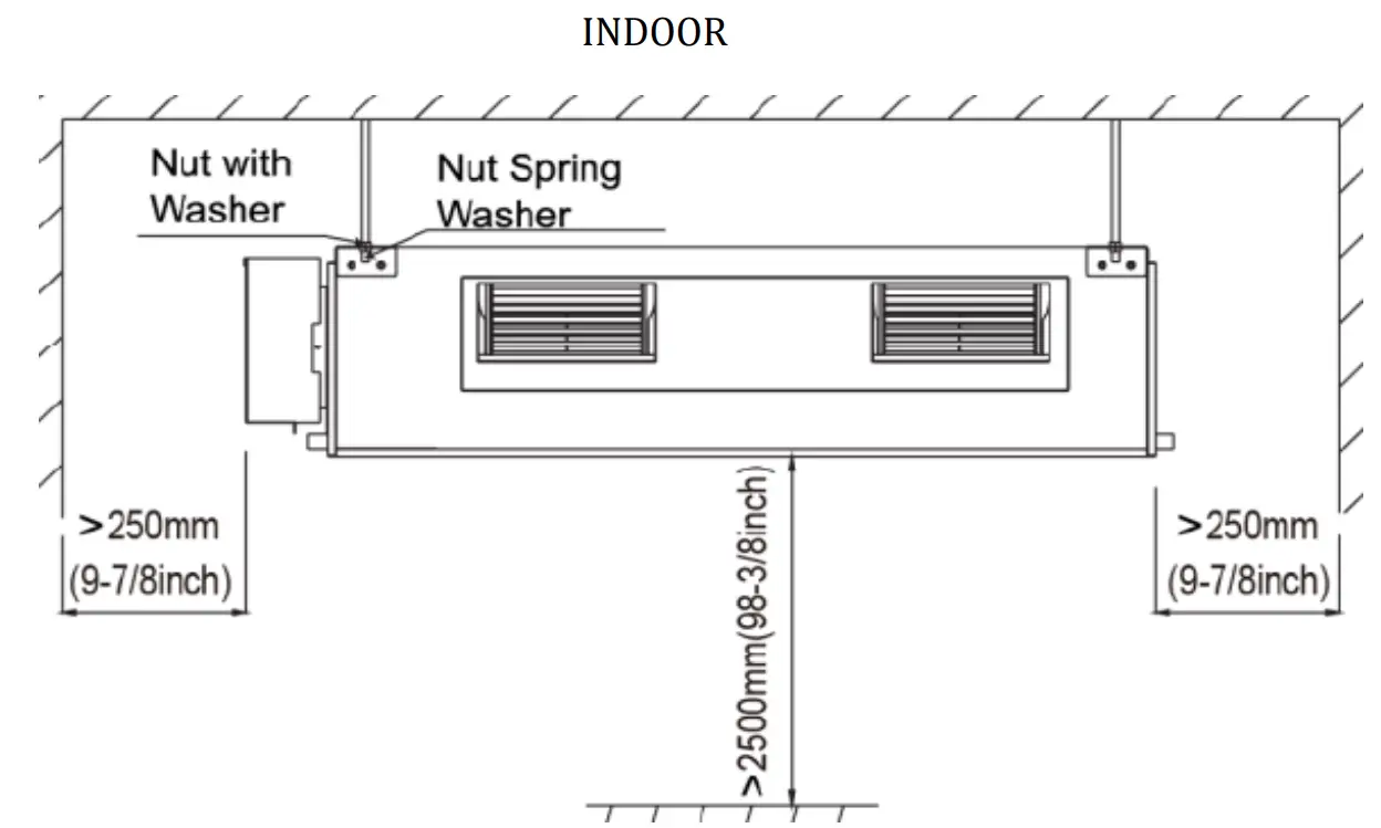 GREE UMAT42HP230V1BD 42000 BTUH Slim Duct Heat Pump System - fig 1
