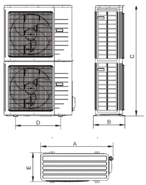 GREE UMAT42HP230V1BD 42000 BTUH Slim Duct Heat Pump System - fig 4