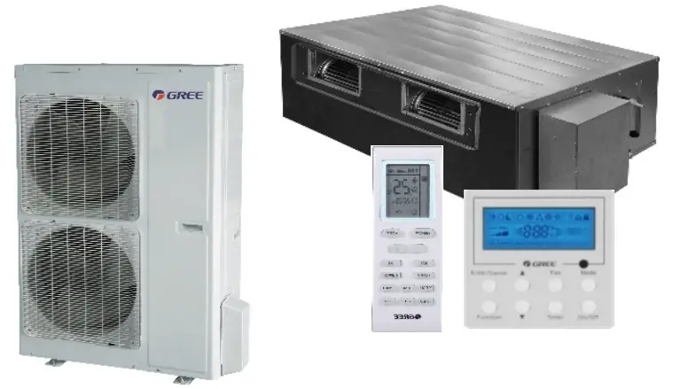 GREE UMAT42HP230V1BD 42000 BTUH Slim Duct Heat Pump System