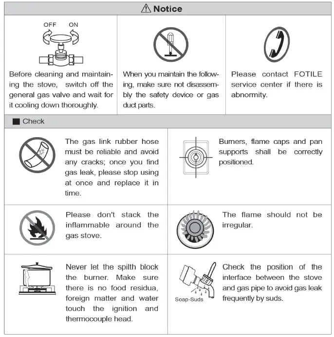 FOTILE GHG78211 Gas Stove 23