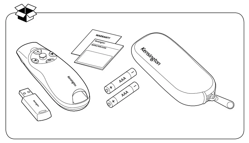 Kensington Green Laser Presenter with Cursor Control -