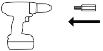 TRAILER VALET TVJX2-S JX 2000-lb -Drill Adapter