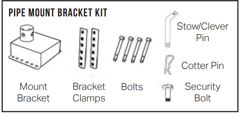 TRAILER VALET TVJX2-S JX 2000-lb -PIPE MOUNT