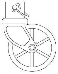TRAILER VALET TVJX2-S JX 2000-lb -TVJXMW