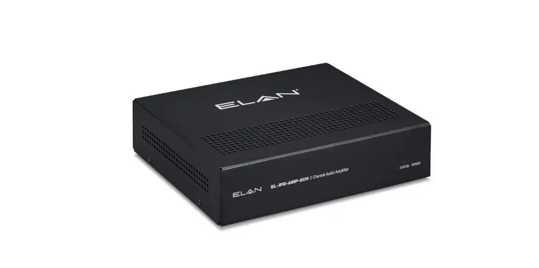 Elan El-ipd-amp-2ch 2 Channel Audio Amplifier User Guide Elan El-ipd-amp-2ch 2 Channel Audio Amplifier User Guide