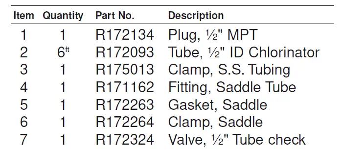 PENTAIR 320-Automatic-Chlorine-Feeder-FIG- 9