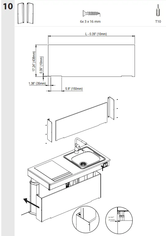 GRANBERG 6310H Kitchen Worktop Lift Baselift - fig 16