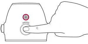 FIG 19 Using the Snooze