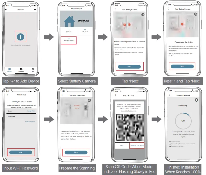 ZUMIMALL Security Cameras Wireless Outdoor-8