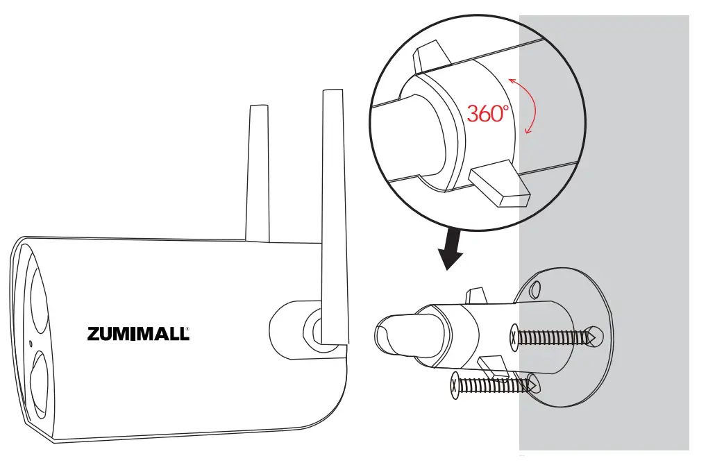 ZUMIMALL Security Cameras Wireless Outdoor-9