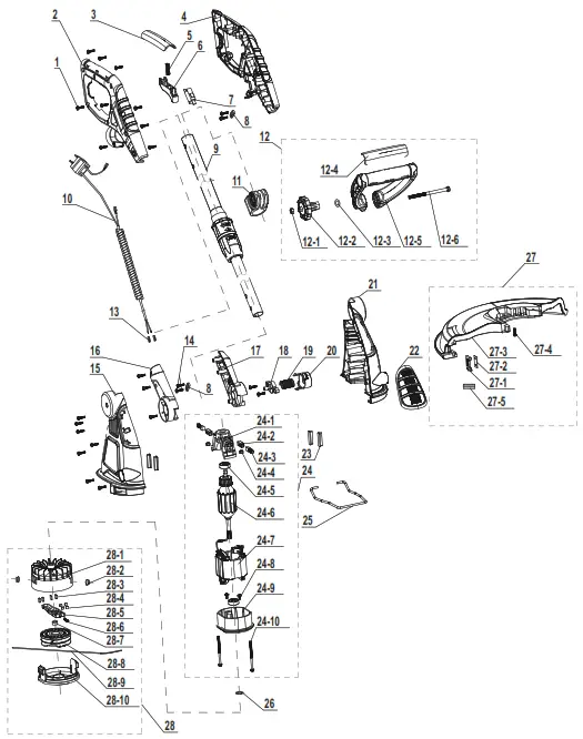 HARBOR FREIGHT 62567 Electric String Trimmer - FIGURE 12