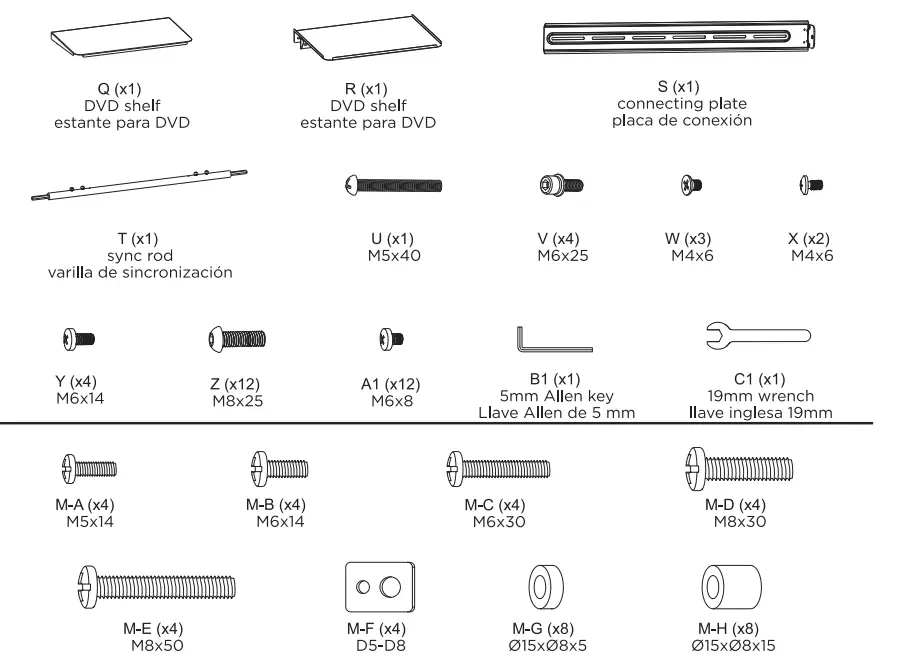 AiSENS-FT100TE-125 TV-Mobile-Cart-2