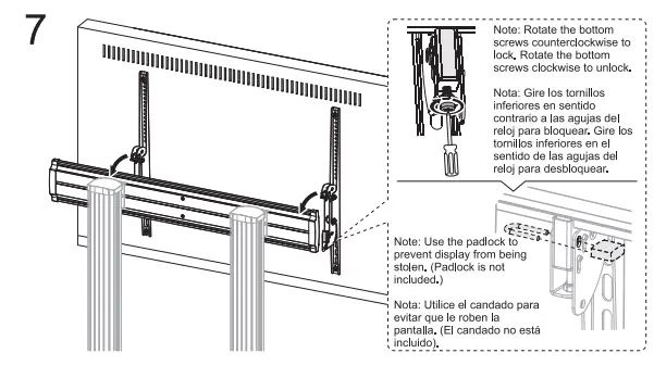 AiSENS-FT100TE-125 TV-Mobile-Cart-9