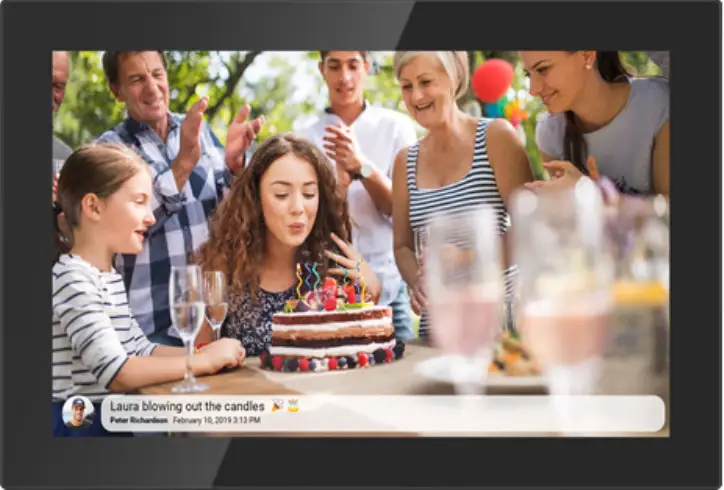 denver PFF-1027BLACK 10.1 Inch Digital Wi-Fi Photoframe product