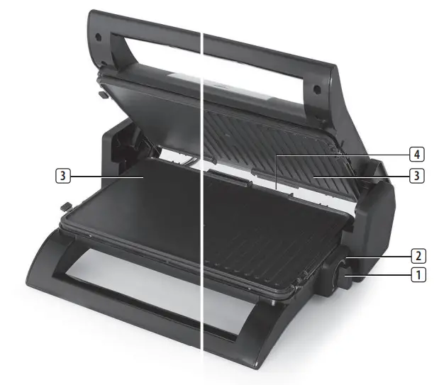 PRINCESS 01 112316 01 750 2 in 1 Multi Grill-fig1
