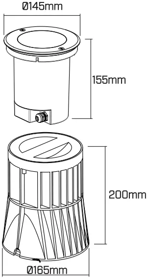MONDOLUX MO Verne Midi Wall Washer A01
