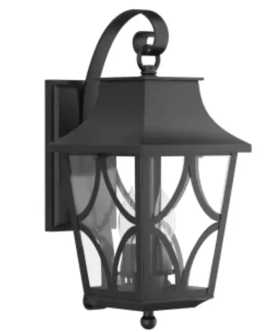 SIGNATURE HARDWARE 434323 Altimeter Candelabra Outdoor Wall Sconce