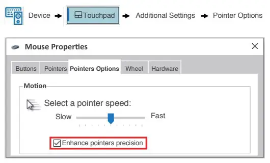 Setting Pointer Accuracy