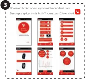 Download Actiiv Trackers app from iOS or Android store