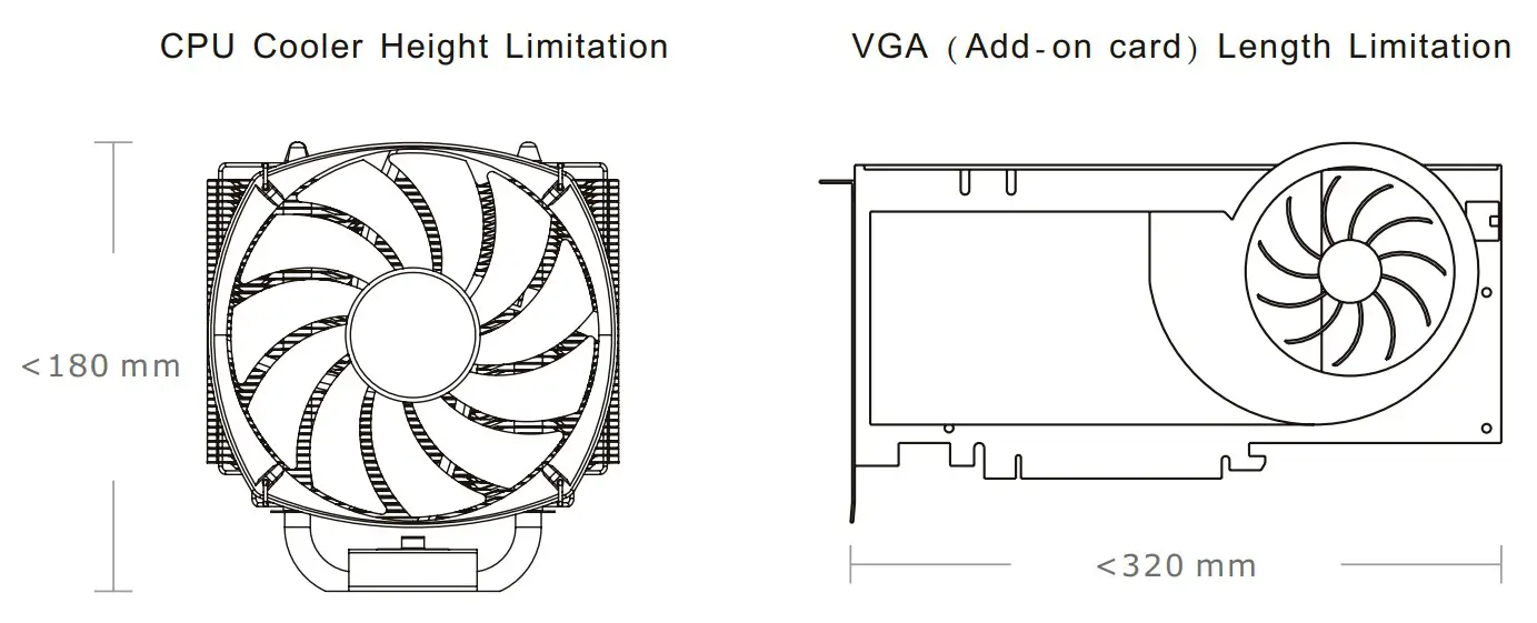 Thermaltake H100TG Mid Tower Case - Warning