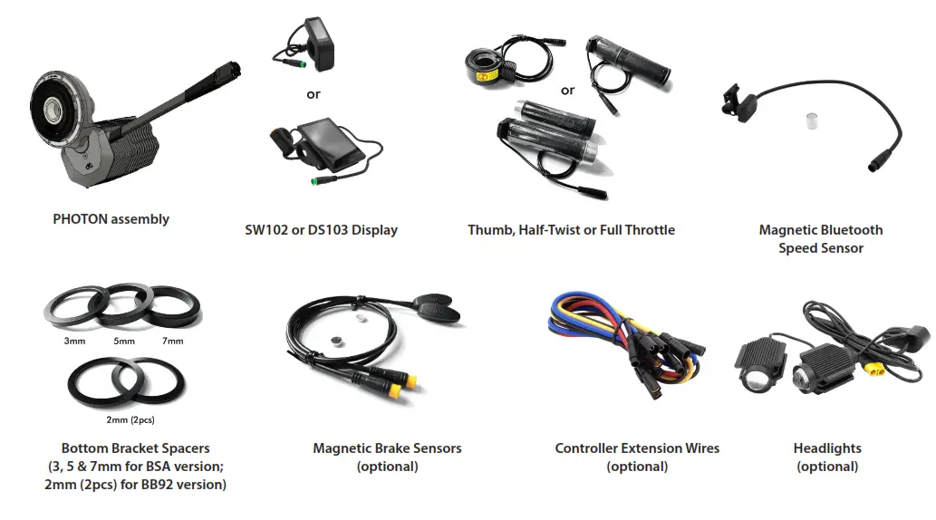 CYCMOTOR PHOTON High Powered Electric Bike Drive Unit Kit - fig