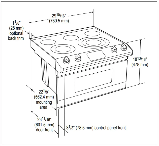 SHARP STR3065HS Smart Radiant Rangetop With Microwave Drawer Oven - fig 2