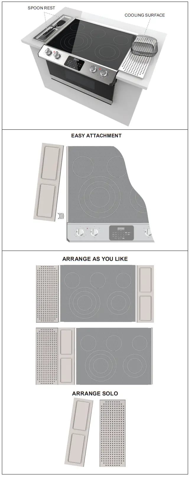 SHARP STR3065HS Smart Radiant Rangetop With Microwave Drawer Oven - fig 3