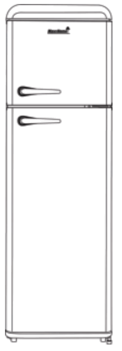 MaxxHome 22001 Retro Combination Fridge - Fridge - icon 5