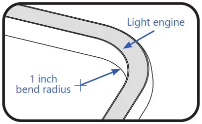 GE current GEXNS32 2 Contour Gen 2 LED Lighting System Side Bend - Figure2