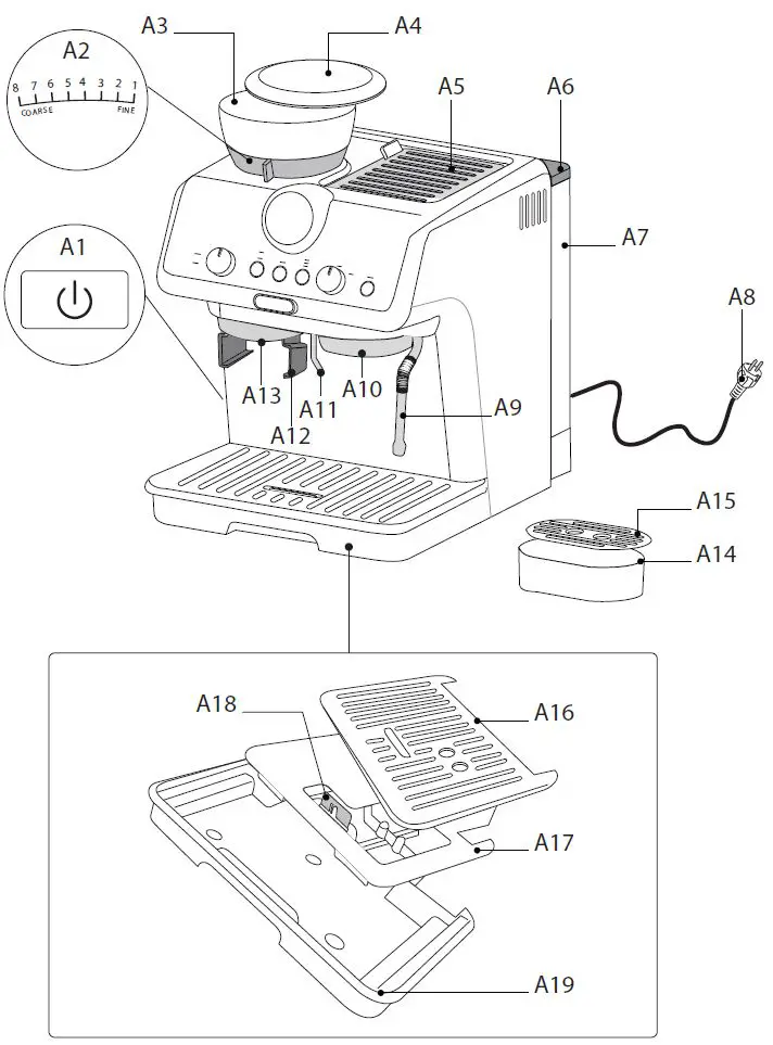 DeLonghi-EC915X-La-Specialista-Arte-Coffee-Maker-FIG 3