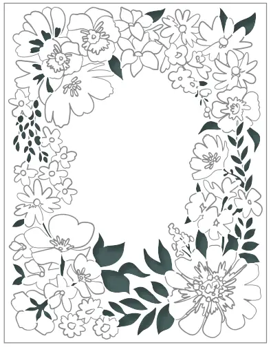 Honey Bee STAMPS Friendship Frame Stamp -