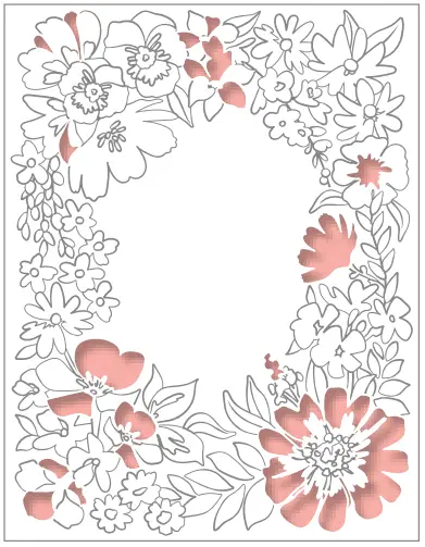 Honey Bee STAMPS Friendship Frame Stamp - fig 4