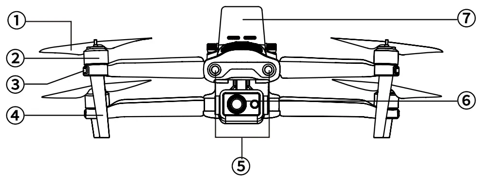 AUTEL EVO II RTK Series V3 Rugged Bundle Drone - AIRCRAFT OVERVIEW