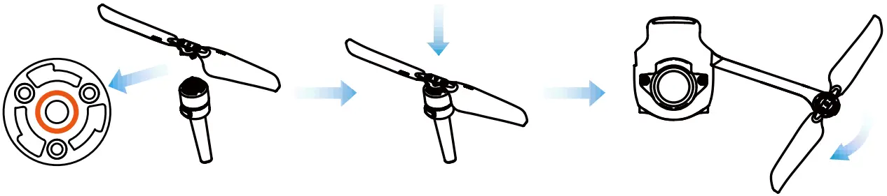 AUTEL EVO II RTK Series V3 Rugged Bundle Drone - PROPELLERS