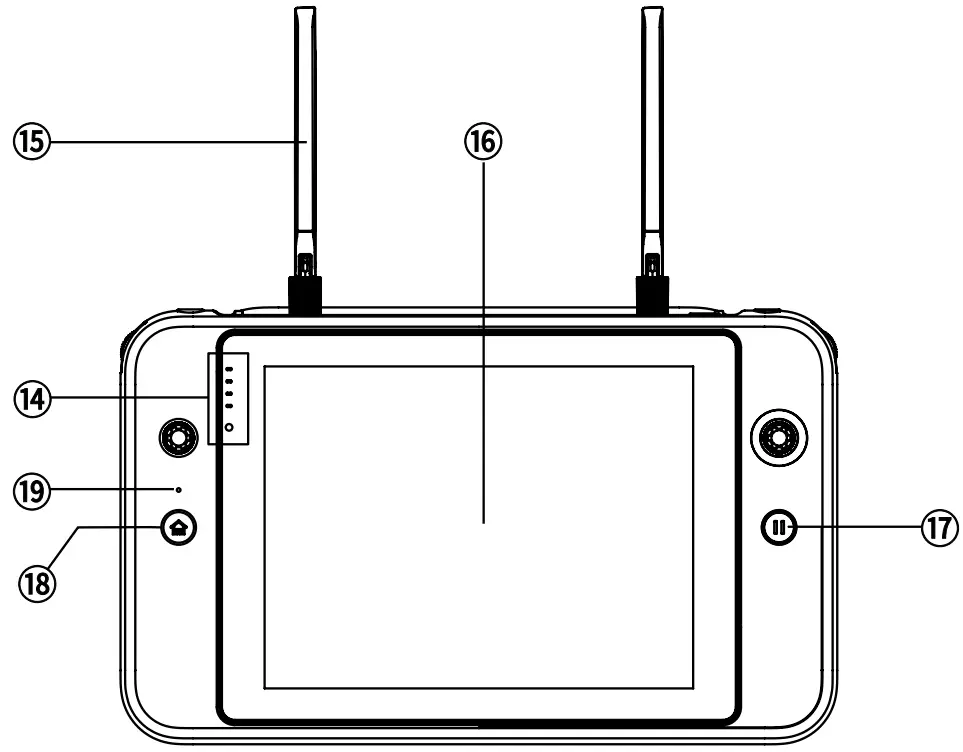 AUTEL EVO II RTK Series V3 Rugged Bundle Drone - REMOTE CONTROLLER 1