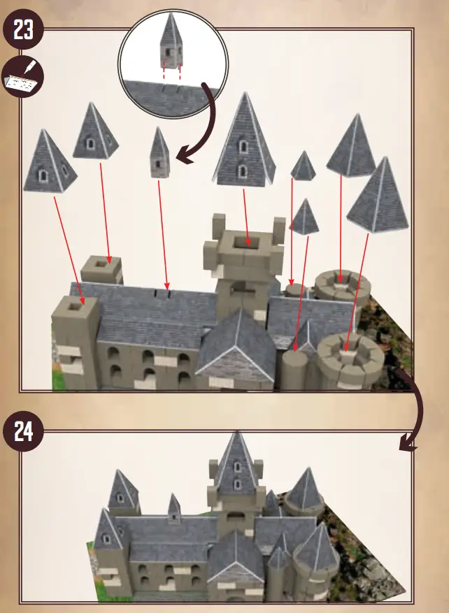 Construction instructions step by step