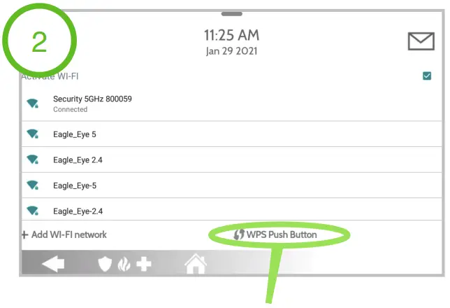 Qolsys QW8200-840 IQ WiFi Mesh WiFi Router-Touch “WPS Push Button”