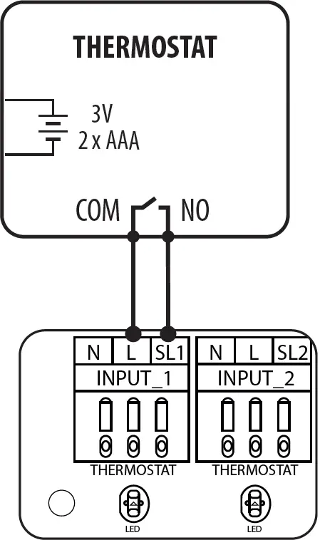 ENGO CONTROLS EASY230W Non-Programmable Wired Thermostat 06