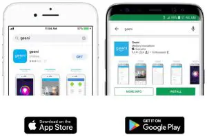 FIG 2 Download the Geeni app