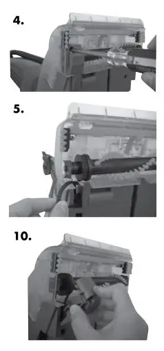 Bissell 16W5 Series Readyclean Powerbrush Plus - Install the replacement brush belt