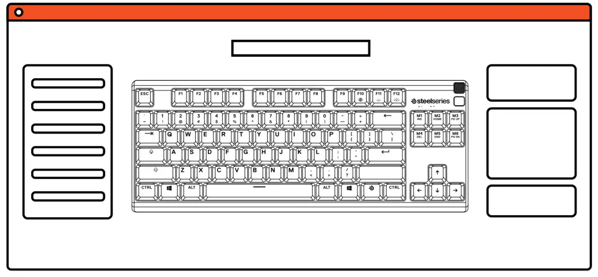 steelseries APEX 3 TKL Gaming Keyboard -figure 2