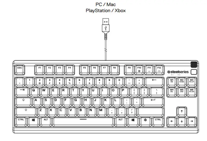 steelseries APEX 3 TKL Gaming Keyboard -figure 5