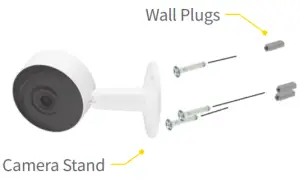 MERCATOR Ikuu Smart WiFi Gilbert Indoor Security Camera - CEILING MOUNT