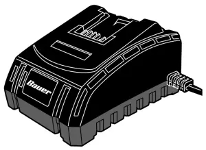HYPERMAX Bauer 20V Lithium Rapid Charger - Charger 1704C-B