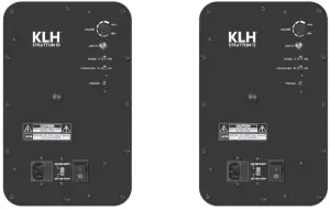 KLH STRATTON 10 10 Inch Powered Subwoofer - BACK PANEL