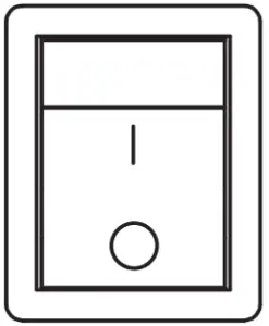 KLH STRATTON 10 10 Inch Powered Subwoofer - POWER SWITCH