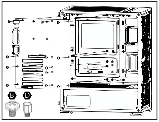 savio SHADOW X1 Professional Gaming PC Case - In case of having