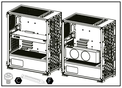 savio SHADOW X1 Professional Gaming PC Case - Uninstall the expansion